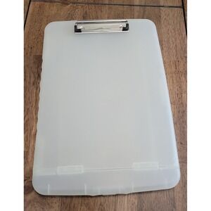 Office depot‎ brand Clear heavy duty clipboard. utensil & paper/forms Srorage